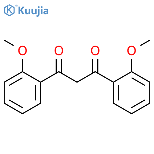 1,3-bis(2-methoxyphenyl)propane-1,3-dione structure