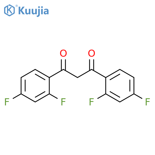 1,3-Propanedione,1,3-bis(2,4-difluorophenyl)- structure