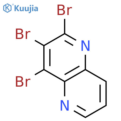 1,5-Naphthyridine, tribromo- structure