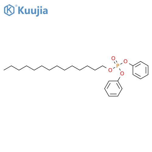 Tetradecyl diphenylphosphate structure