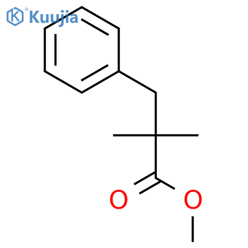Methyl 2,2-dimethyl-3-phenylpropanoate structure