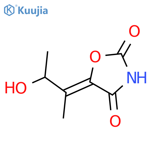 5-(2-hydroxy-1-methylpropylidene)-2,4-oxazolidinedione structure
