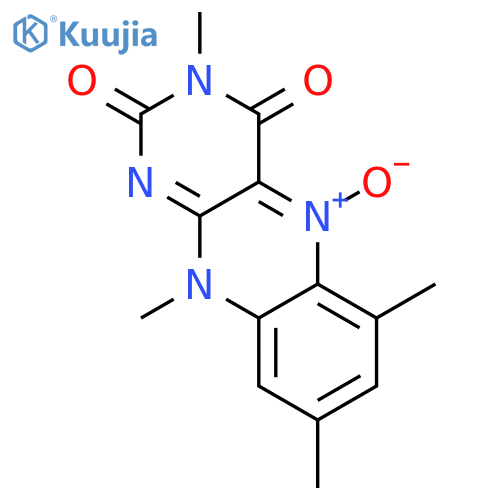 Benzo[g]pteridine-2,4(3H,10H)-dione, 3,6,8,10-tetramethyl-, 5-oxide structure