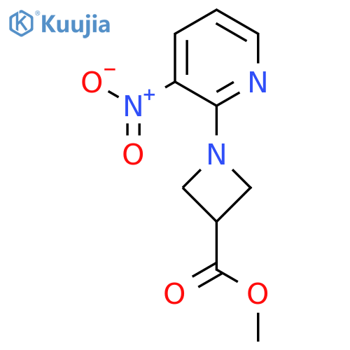 Methyl 1-(3-nitropyridin-2-yl)azetidine-3-carboxylate structure