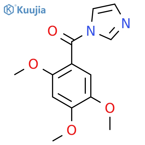 1-(2,4,5-Trimethoxybenzoyl)-1H-imidazole structure