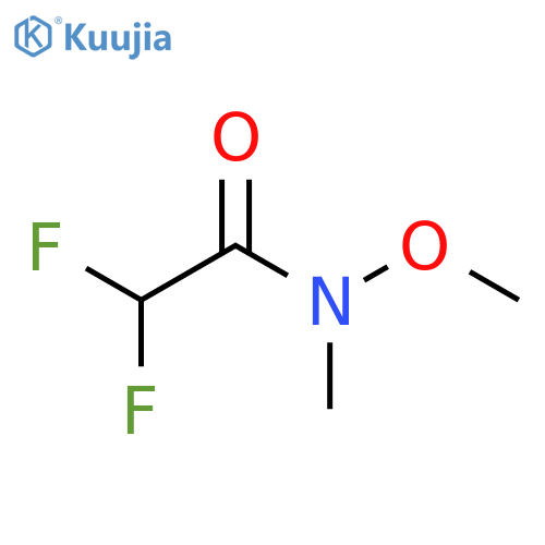 2,2-Difluoro-N-methoxy-N-methylacetamide structure