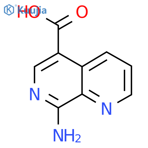8-Amino-1,7-naphthyridine-5-carboxylic acid structure