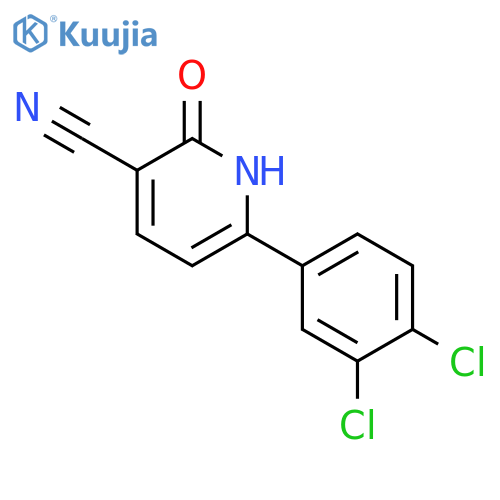6-(3,4-Dichlorophenyl)-2-oxo-1,2-dihydro-3-pyridinecarbonitrile structure