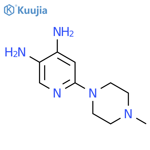 6-(4-Methylpiperazin-1-yl)pyridine-3,4-diamine structure