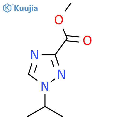 Methyl 1-propan-2-yl-1,2,4-triazole-3-carboxylate structure