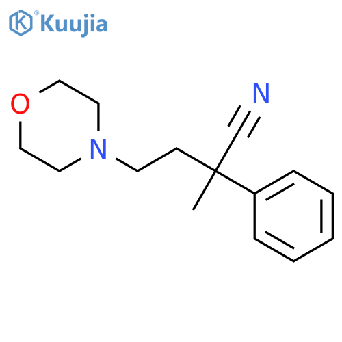4-Morpholinebutanenitrile,a-methyl-a-phenyl- structure