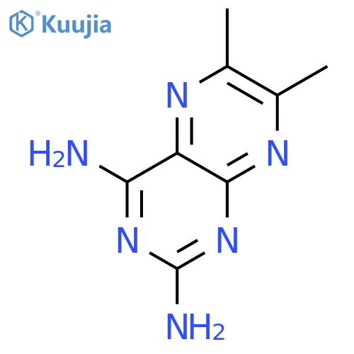 2,4-Diamino-6,7-dimethylpteridine structure