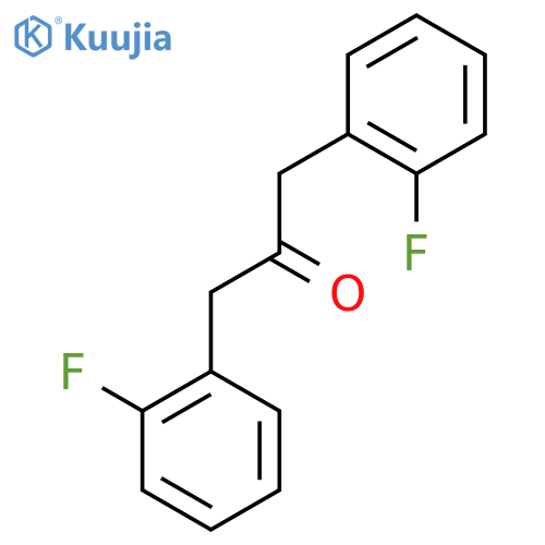 1,3-Bis(2-fluorophenyl)propan-2-one structure