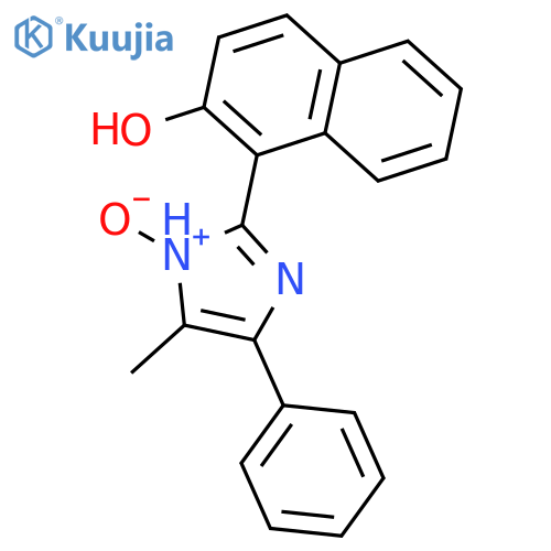 2-Naphthalenol, 1-(4-methyl-3-oxido-5-phenyl-1H-imidazol-2-yl)- structure