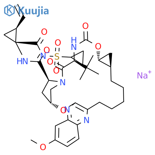 MK-5172 (sodium salt) structure