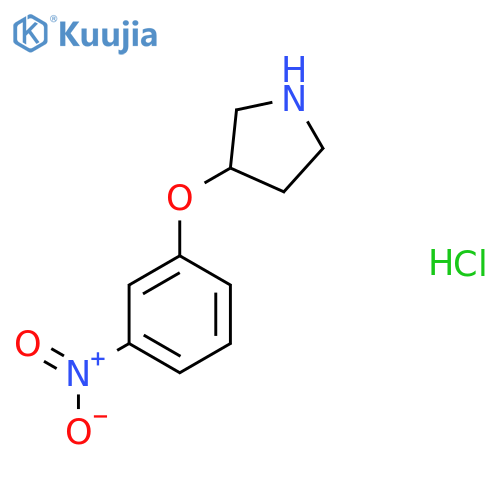 3-(3-Nitrophenoxy)pyrrolidine hydrochloride structure