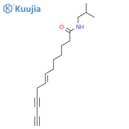 (7Z)-N-(isobutyl)-7-tridecene-10,12-diynamide structure