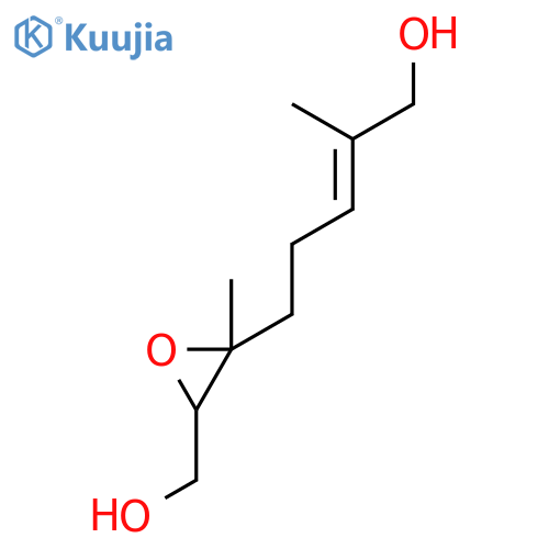 Oxiranemethanol, 3-(5-hydroxy-4-methyl-3-pentenyl)-3-methyl- structure