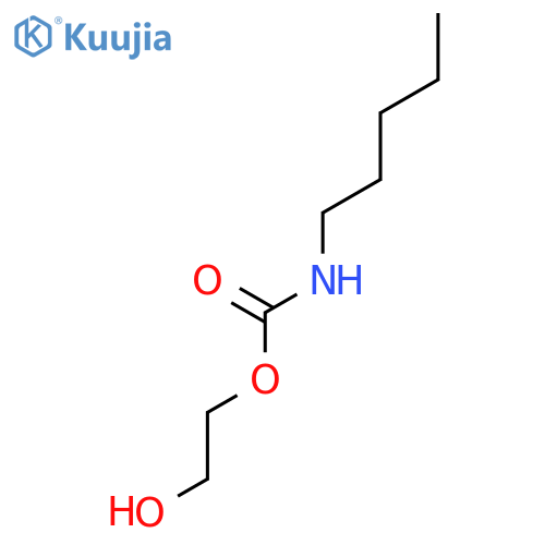 Carbamic acid, pentyl-, 2-hydroxyethyl ester structure