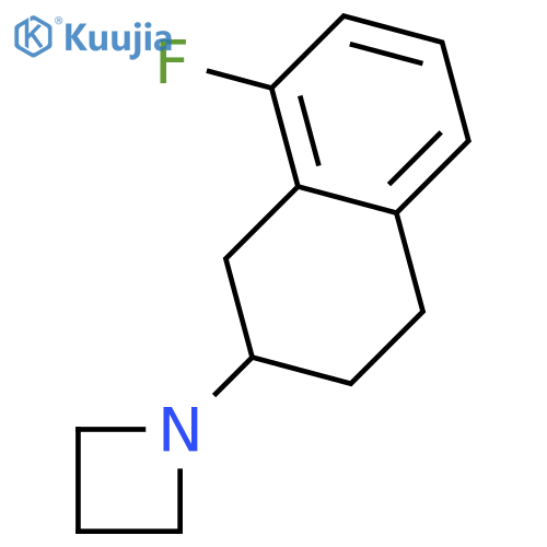 Azetidine, 1-(8-fluoro-1,2,3,4-tetrahydro-2-naphthalenyl)- structure