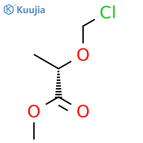 Propanoic acid, 2-(chloromethoxy)-, methyl ester, (S)- structure