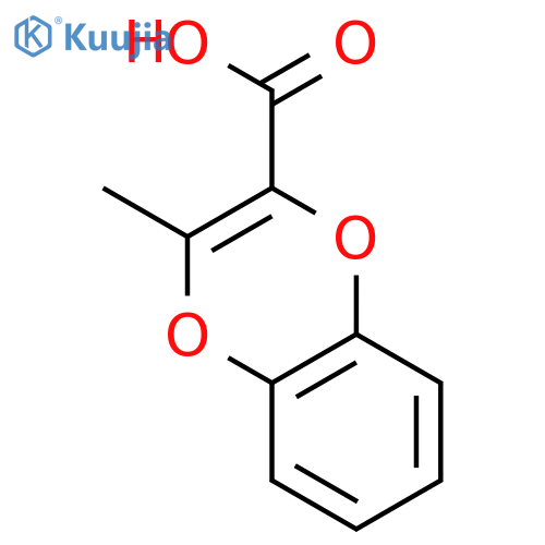 3-methyl-1,4-benzodioxine-2-carboxylic acid structure