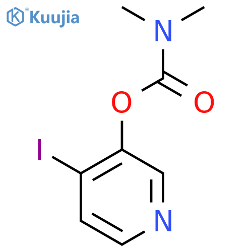4-Iodopyridin-3-yl dimethylcarbamate structure