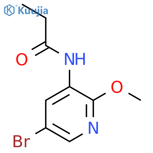 N-(5-Bromo-2-methoxypyridin-3-yl)propionamide structure
