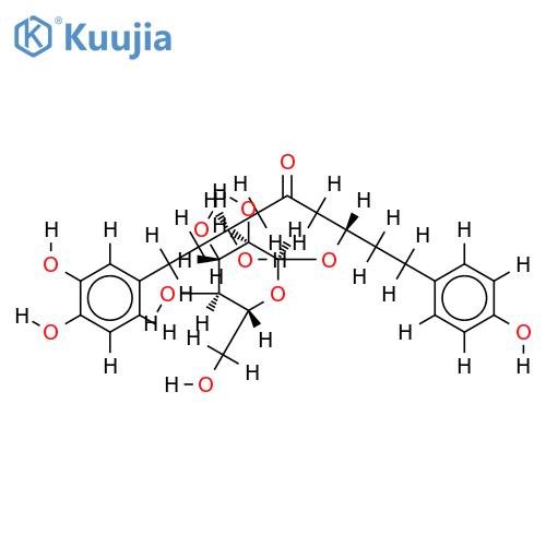 (-)-(3S,7S)-3''-hydroxyericanone 3-O-beta-D-glucopyranoside structure