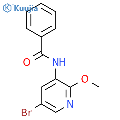 Benzamide, N-(5-bromo-2-methoxy-3-pyridinyl)- structure