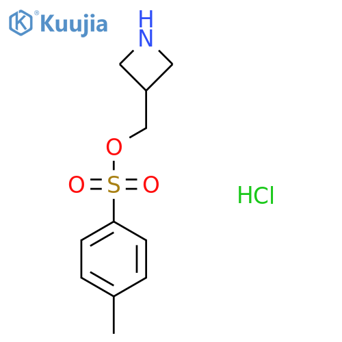 Azetidin-3-ylmethyl 4-methylbenzenesulfonate hydrochloride structure