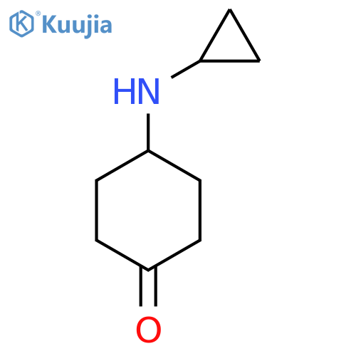 4-(Cyclopropylamino)cyclohexan-1-one structure