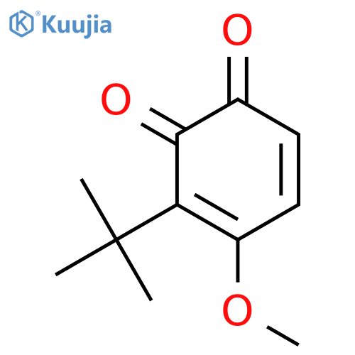 3-tert-Butyl-4-methoxycyclohexa-3,5-diene-1,2-dione structure