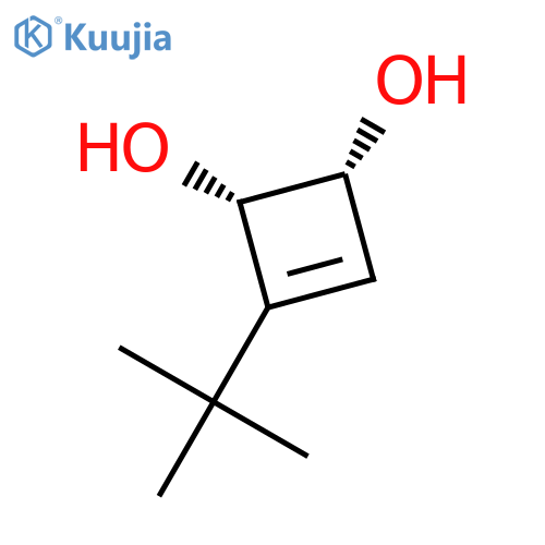 3-Cyclobutene-1,2-diol, 3-(1,1-dimethylethyl)-, cis- structure