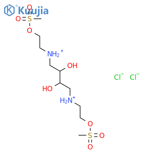 3,14-Dioxa-2,15-dithia-6,11-diazahexadecane-8,9-diol,2,2,15,15-tetraoxide, dihydrochloride, (8R,9S)-rel- (9CI) structure