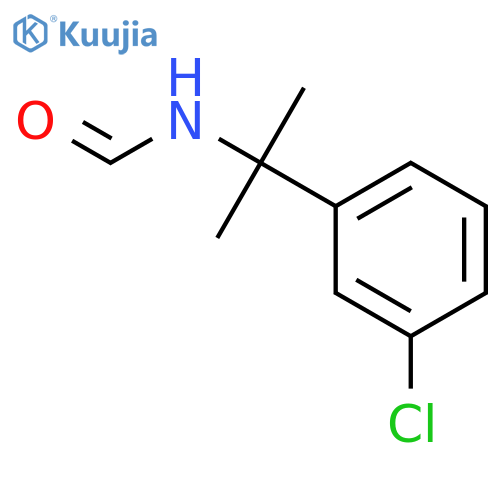 Formamide, N-[1-(3-chlorophenyl)-1-methylethyl]- structure