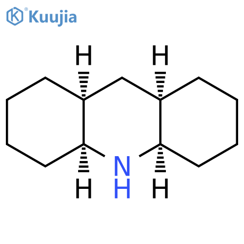 Acridine, tetradecahydro-, (4aR,8aS,9aR,10aS)-rel- structure