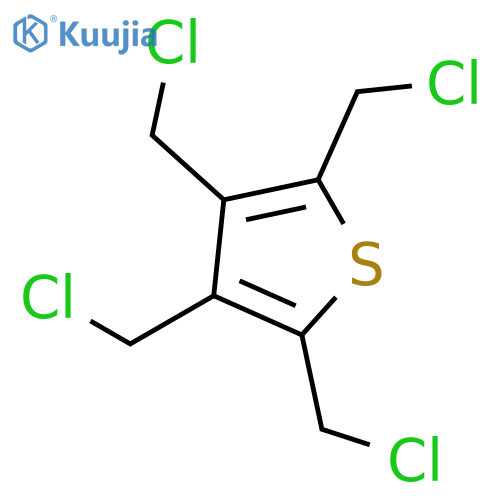 Thiophene, tetrakis(chloromethyl)- structure