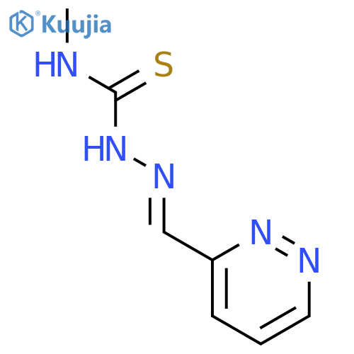 Hydrazinecarbothioamide, N-methyl-2-(3-pyridazinylmethylene)-, (E)- structure