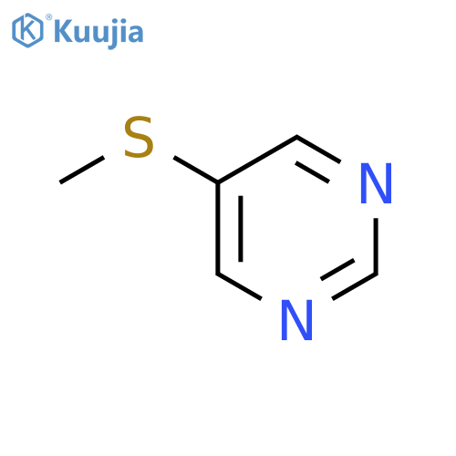Pyrimidine,5-(methylthio)- structure