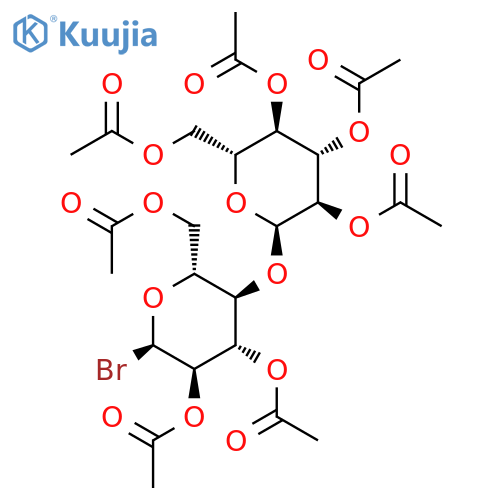 2,3,6,2',3',4',6'-Hepta-O-acetyl-a-D-maltosyl bromide structure