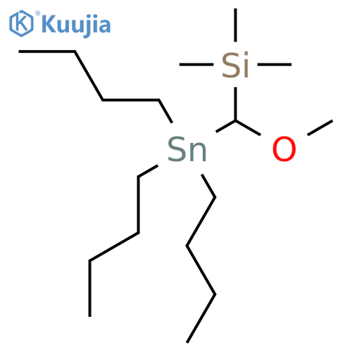Silane, [methoxy(tributylstannyl)methyl]trimethyl- structure