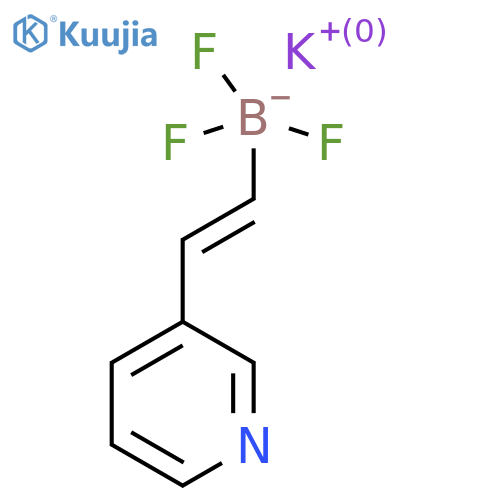 potassium trifluoro(E)-2-(pyridin-3-yl)ethenylboranuide structure