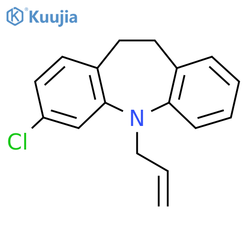 N-Allyl-3-chloro-10,11-dihydro-5H-dibenzob,fazepine structure