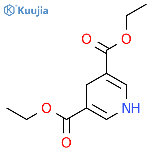 3,5-Pyridinedicarboxylic acid, 1,4-dihydro-, diethyl ester structure