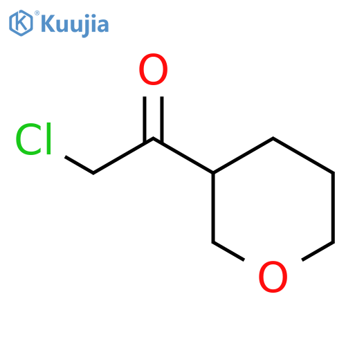 2-chloro-1-(oxan-3-yl)ethan-1-one structure