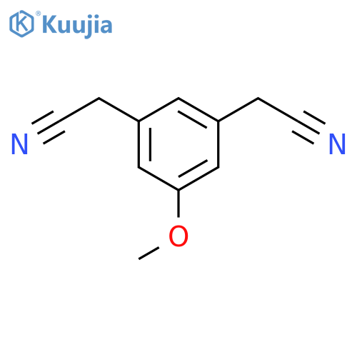 2-[3-(Cyanomethyl)-5-methoxyphenyl]acetonitrile structure