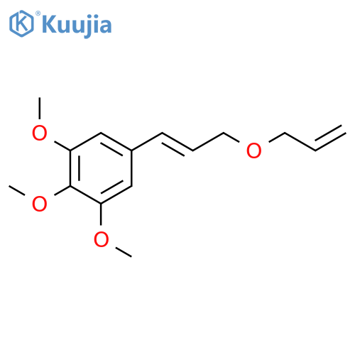 Benzene, 1,2,3-trimethoxy-5-[3-(2-propenyloxy)-1-propenyl]- structure