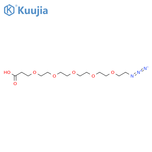 Azido-PEG5-acid structure