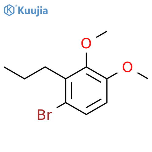 1-Bromo-3,4-dimethoxy-2-propylbenzene structure